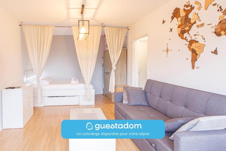 Frémur - Wifi - Parking - Balcon - Ferienwohnung Angers