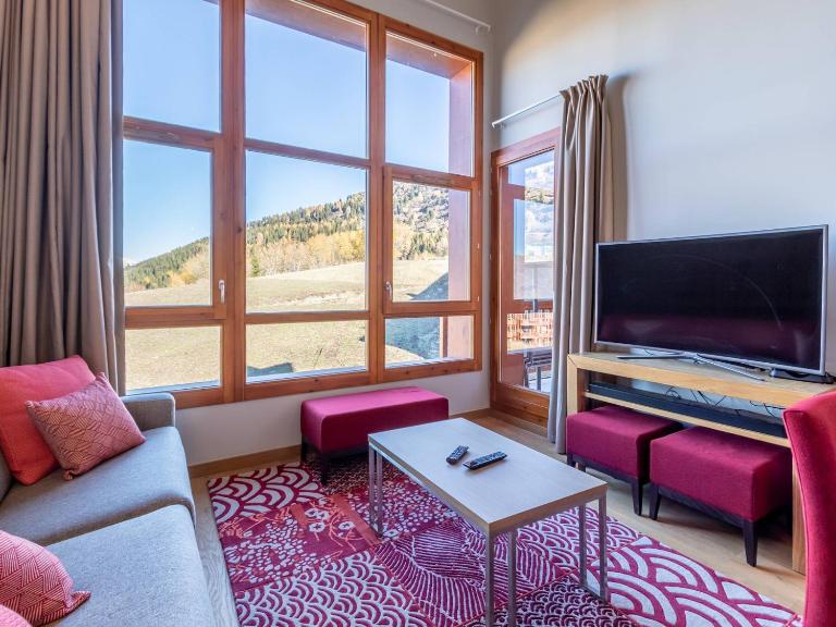 Superbe apt 4 pièces avec piscine, spa, salle de fitness, parking et WIFI inclus aux Arcs 1800 - FR-1-352-45 - B&B Arc 1800