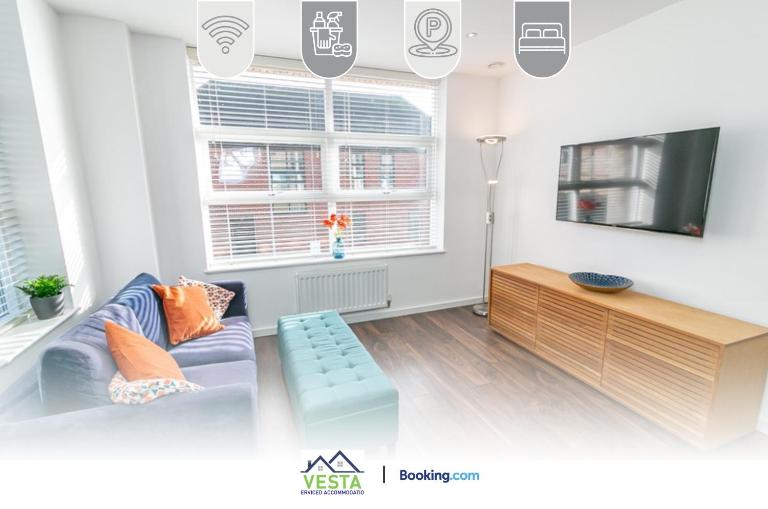 One Bedroom Apartment By Vesta Serviced Accommodation & Short Lets St Albans With Free Parking & Free WiFi - B&B St Albans