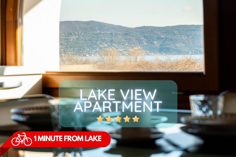 Garda Lake View House - 1min from lake - WiFi - AC - B&B Toscolano-Maderno