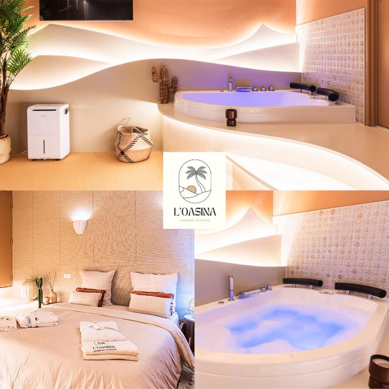 L'OASINA - Spa privé - Voyagez dans le Désert - B&B Bourg-en-Bresse