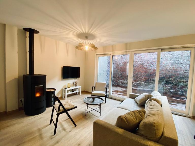 Fernand - Maison centre ville - cour extérieure - Le Touquet - Chambres d'hôtes Le Touquet-Paris-Plage