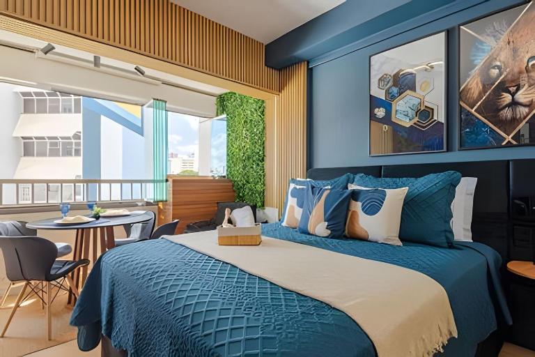 Pinheiros I Faria Lima, Apto Studio, 50m Metrô, Piscina, WI-FI - B&B São Paulo