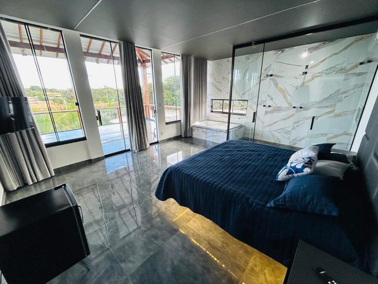 Suíte Premium Hidro Prox Serra do Cipó - Sítio Araras Cipó - Chambres d'hôtes Jaboticatubas