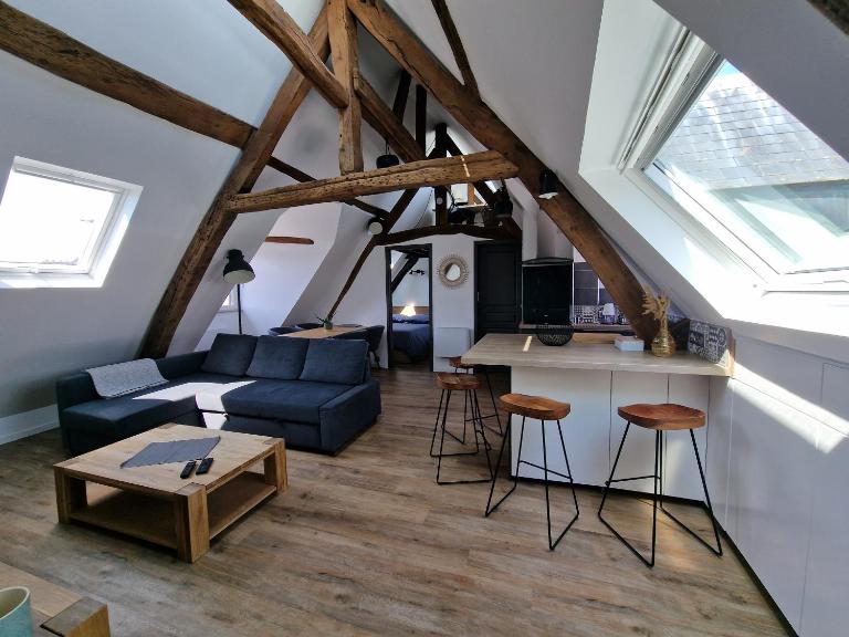 Le Henri IV - Vue Cathédrale-Parking - B&B Rouen