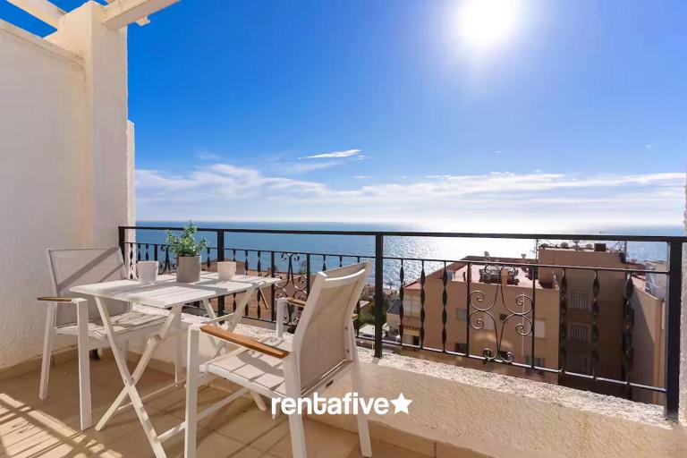 rentafive - Vistas al mar - Reformado - Terraza - B&B Santa Pola