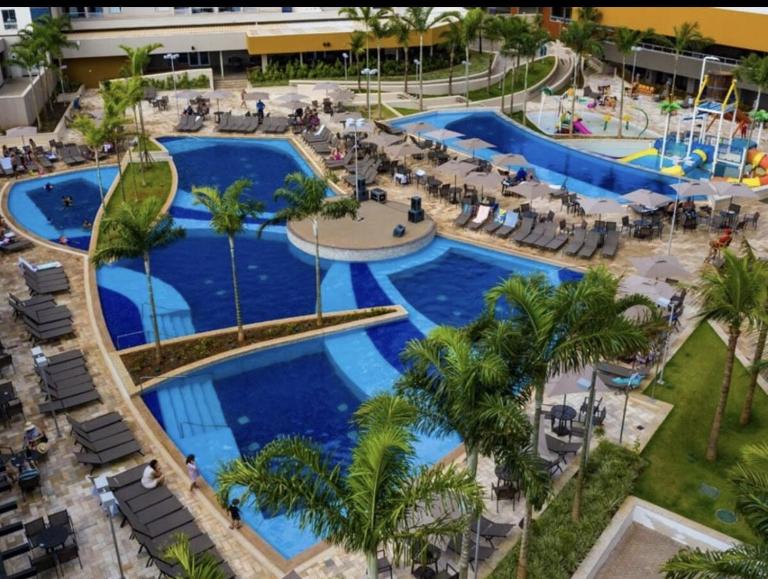 Solar das Águas Resort ao lado do Thermas dos Laranjais - Ferienwohnung Olímpia