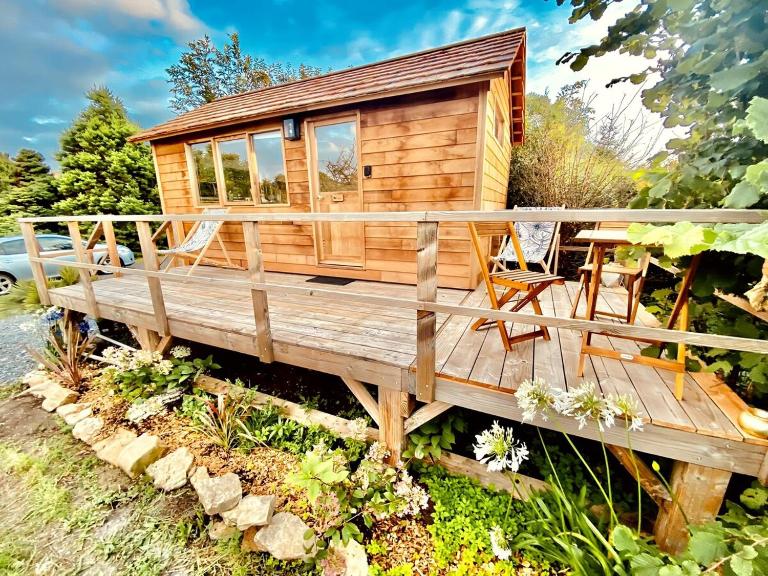 La cabane balnéo vue mer - Ferienwohnung Bazenville