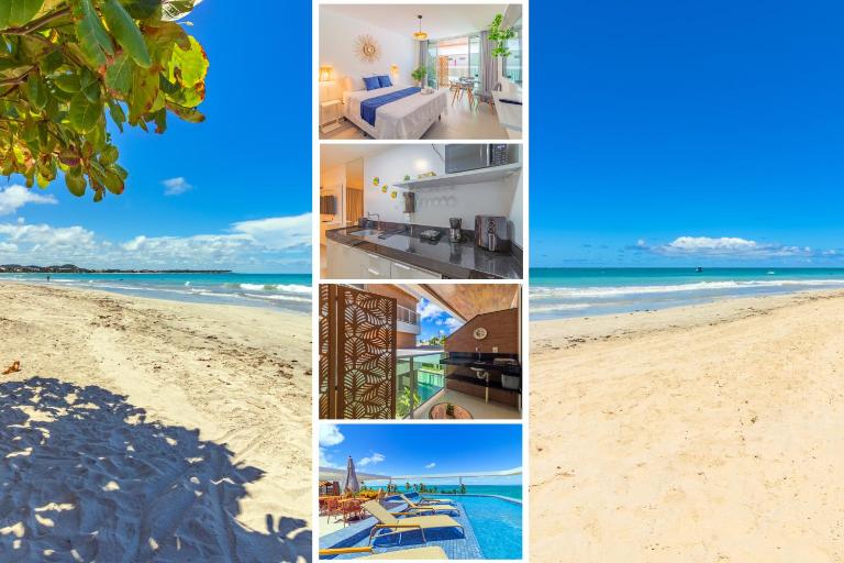 Flat a 30m da Praia de Campas - Piscina com Vista Panorâmica - B&B Tamandaré