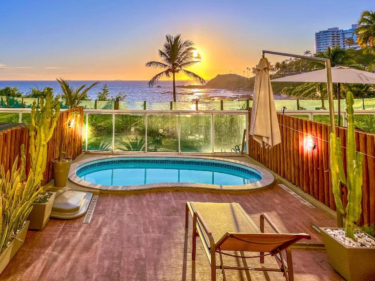 Apartamento Luxo com Piscina Vista Mar - Ferienwohnung Salvador