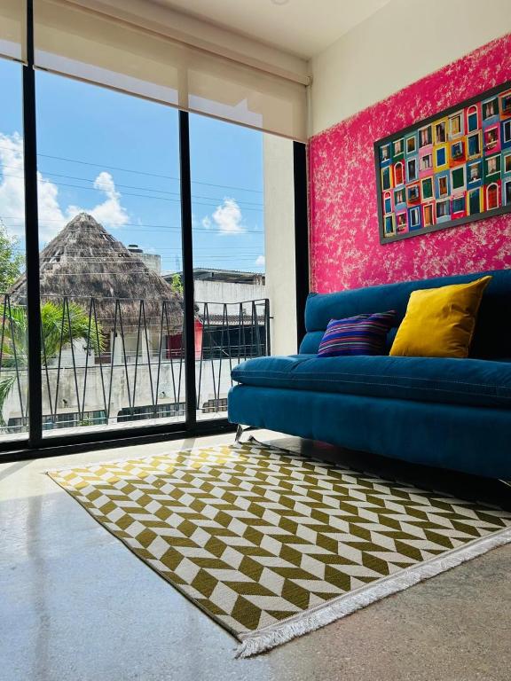 Chic Mexican 2BR Apt in the heart of Cancun - B&B Cancún