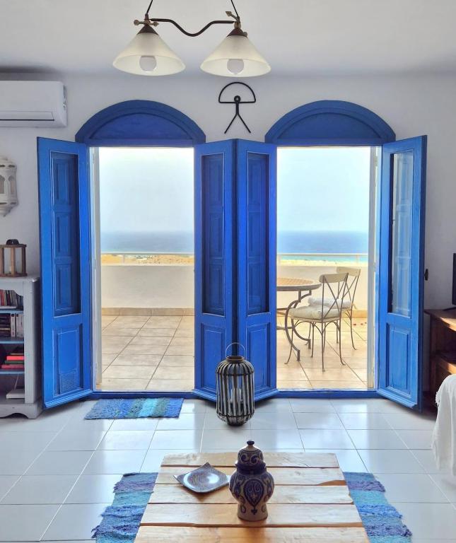 La Atalaya, Terraza con vistas al mediterráneo - B&B Mojacar