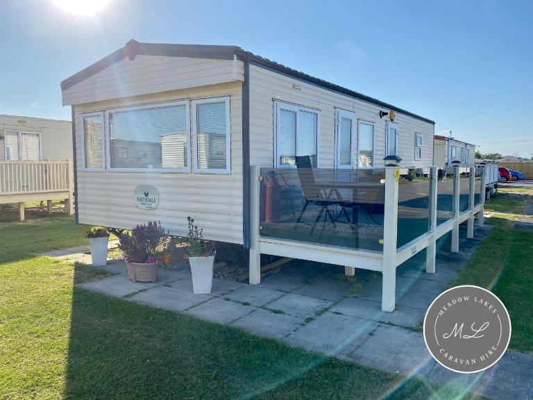 Sherwood 307 - Golden Palm, ramped veranda, central heating, bed linen, WiFi - Meadow Lakes Caravan & Lodge Hire - Chambres d'hôtes Chapel Saint Leonards