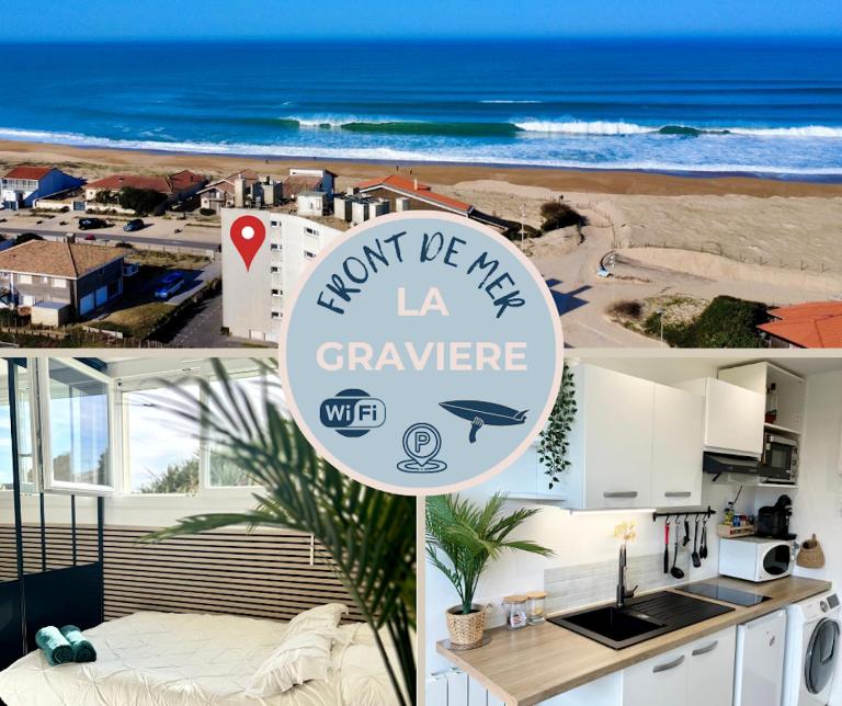 La Gravière, Cozy Studio Wifi & Parking 20M Océan Surf Plage - B&B Soorts