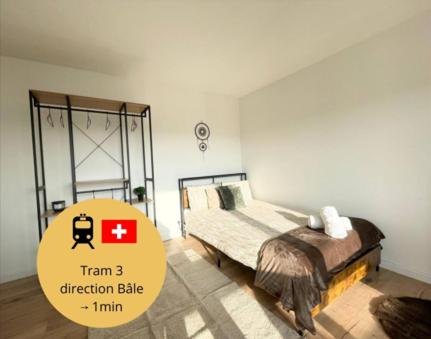 V5 Très Joli Studio proche Bâle - B&B Saint-Louis