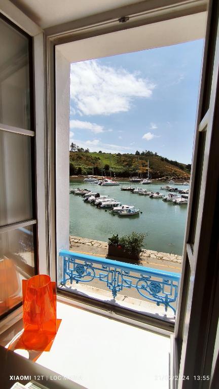 La Reine de Guerveur - Petit balcon vue mer - Chambres d'hôtes Sauzon