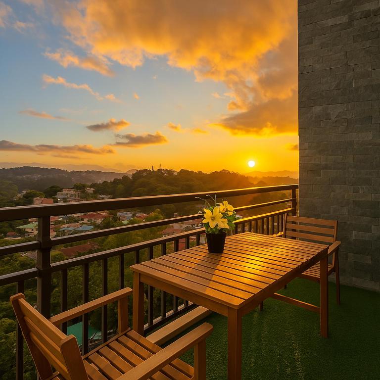 Two Aston Residences 2BR Balcony Suite Near Mines View Baguio - Bed and Breakfast Baguio City