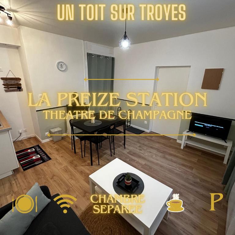 La Preize station - Théatre de Champagne - Wifi - Bed and Breakfast Troyes