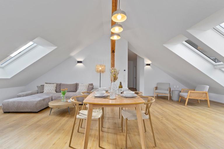 Design-Apartments in Top Lage - Familienfreundlich - Küche - Parkplätze - Fahrradstellplätze - Streaming - Chambres d'hôtes Bad Kreuznach