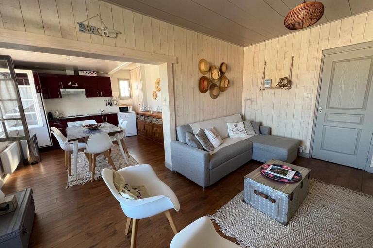 Appartement T3 vue mer stationnement jardin plage - B&B La Flotte