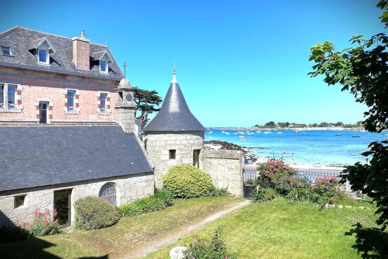 La Balise-Appart dans un manoir-Vue mer et jardin - B&B La Terre du Pont