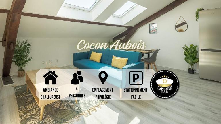 Cocon Aubois - Bar-sur Aube - 4 pers - B&B Bar-sur-Aube