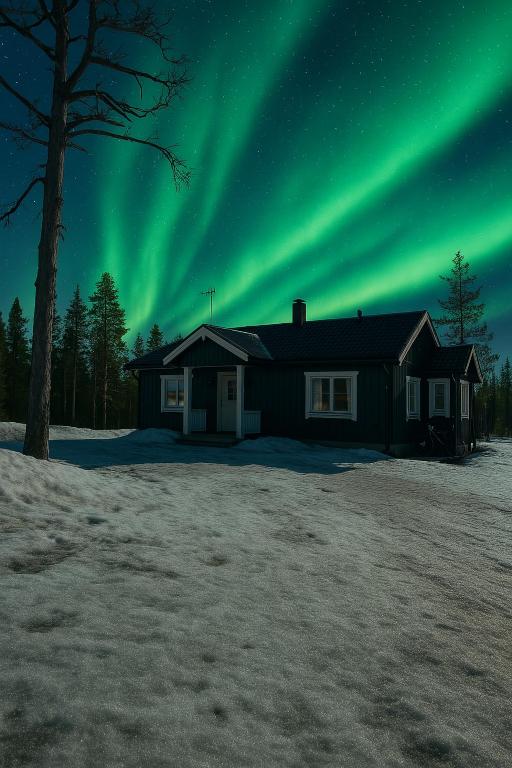 Honkamaja, Aavasaksa, Lappi, Lapland - B&B Aavasaksa