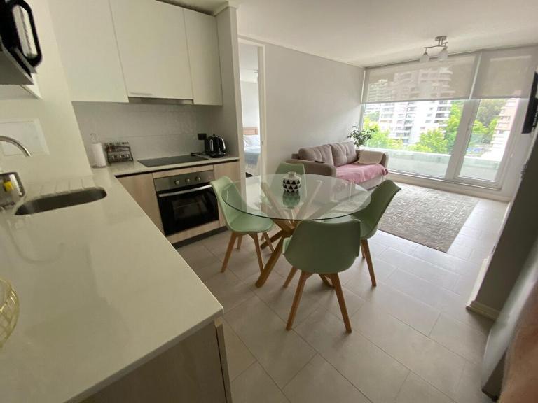 Hermoso Departamento 7 en Concepción con Terraza y Estacionamiento - Ferienwohnung Concepción