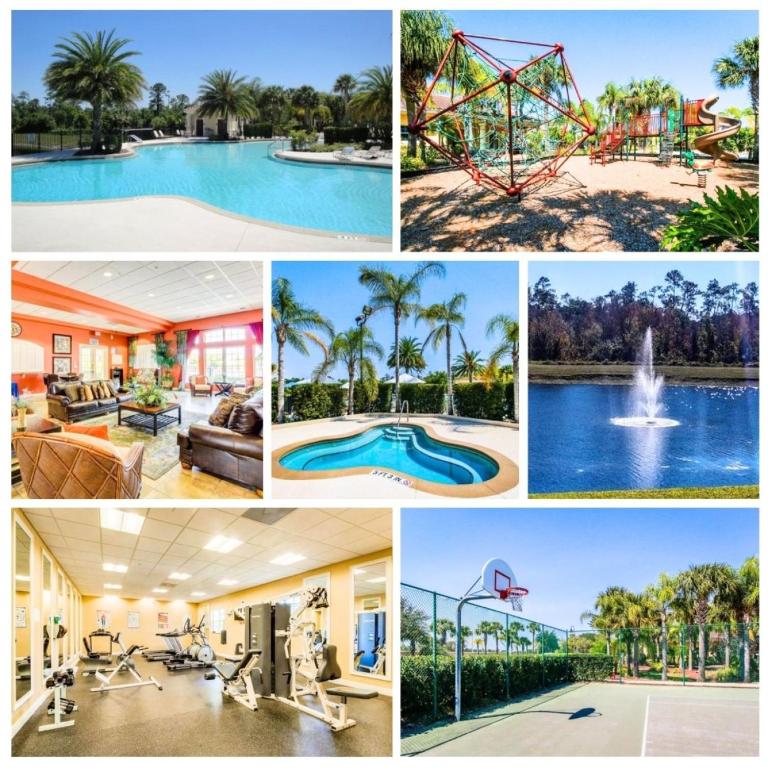 Oakwater Fountain View 3BR Home, Pool, By Disney - B&B Orlando