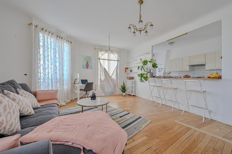 Appartement spacieux avec hamac + parking gratuit - Chambres d'hôtes Gentilly