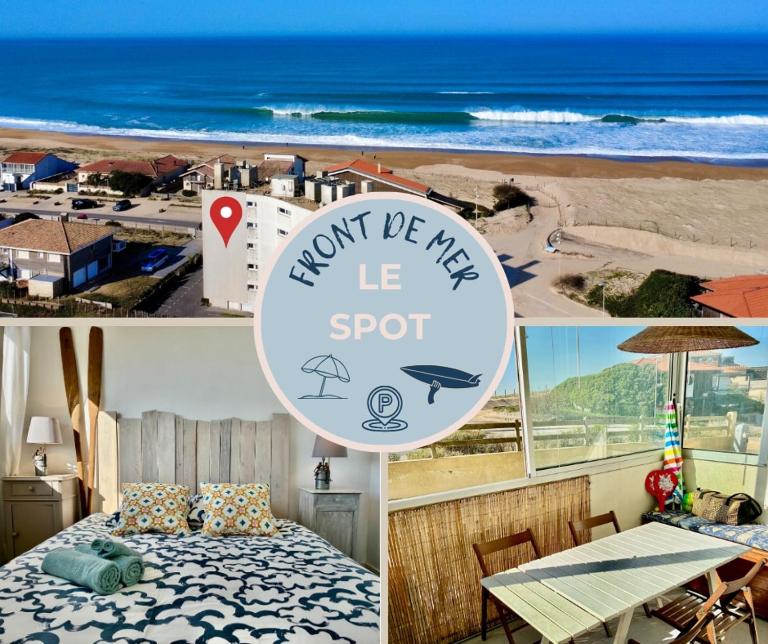 Ocean SPOT, Vue sur la mer, Vacance Famille, Parking, Surf, 4P - B&B Hossegor