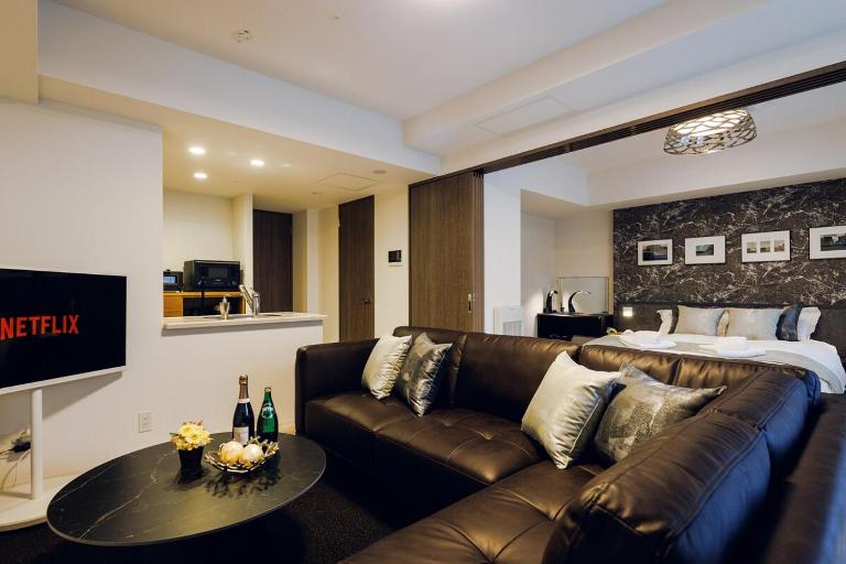 Mondomio702 -札幌狸小路商店街まで徒歩1分-Q Bed1&S-Beds2 - Chambres d'hôtes Sapporo