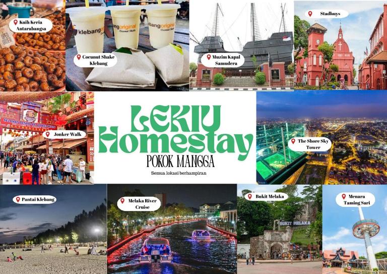 LEKIU Homestay - 5mins to Klebang Beach - Ferienwohnung Malakka