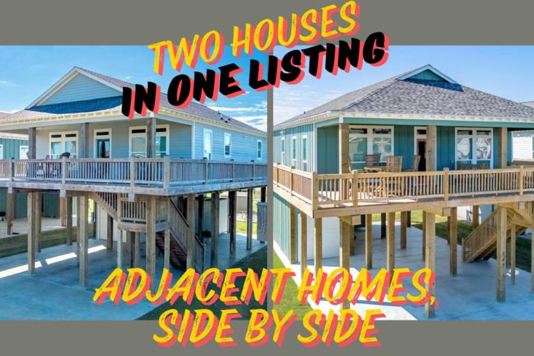 Two Adjacent Cabins, Sleeps 18 - B&B Bolivar Peninsula