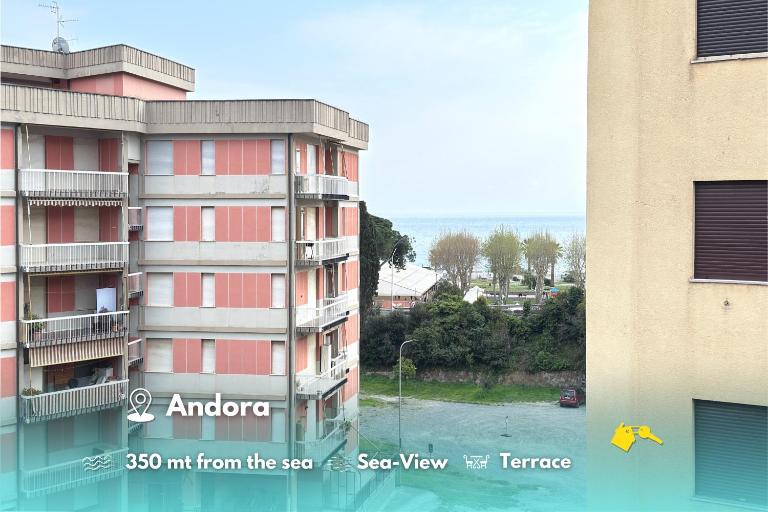 250 mt dalle spiagge - Relax con Terrazzo sul mare - Ferienwohnung Marina di Andora