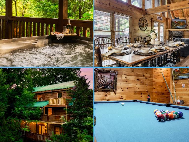 Pet Friendly Family Cabin with Hot Tub & Game Room Near Dollywood - Chambres d'hôtes Pigeon Forge