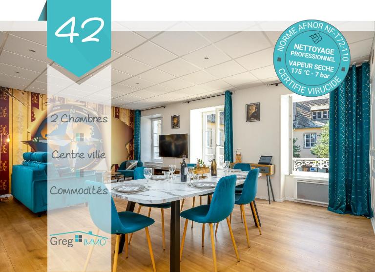 Le 42-GregIMMO-Appart'Hôtel - Chambres d'hôtes Montbéliard