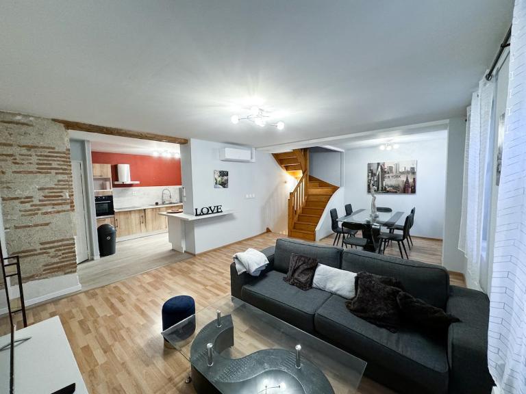 Maison 3 chambres, Agen centre, climatisé, garage, 6 personnes - Ferienwohnung Agen
