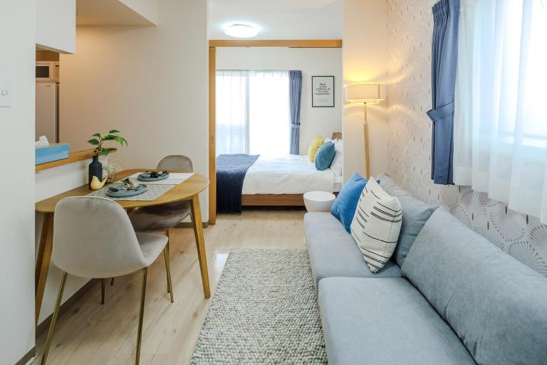 SK202 Good Location 3-minute walk from Kotoni Station! With washer and dryer - Chambres d'hôtes Kutchan