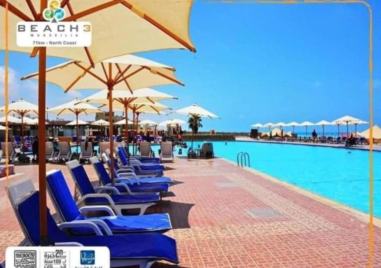 قرية مرسيليا بيتش3 - فيلا الفيروز عائلات فقط - marseilllia beach 3 - villa Al-Fayrouz - families only - Chambres d'hôtes Dawwār Muḩammad Abū Shanab
