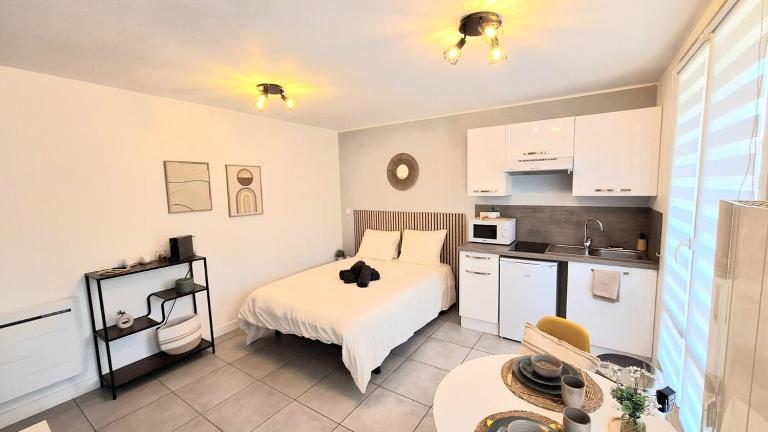 Studio Cosy et Élégant avec place privée - B&B Le Mans