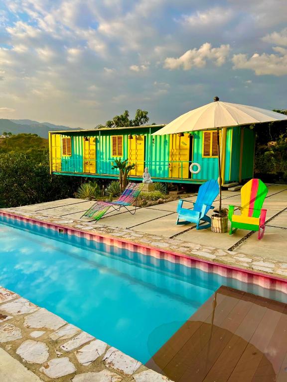 Casa campestre Namaste Entre La Mesa y Anapoima con piscina privada - B&B La Mesa