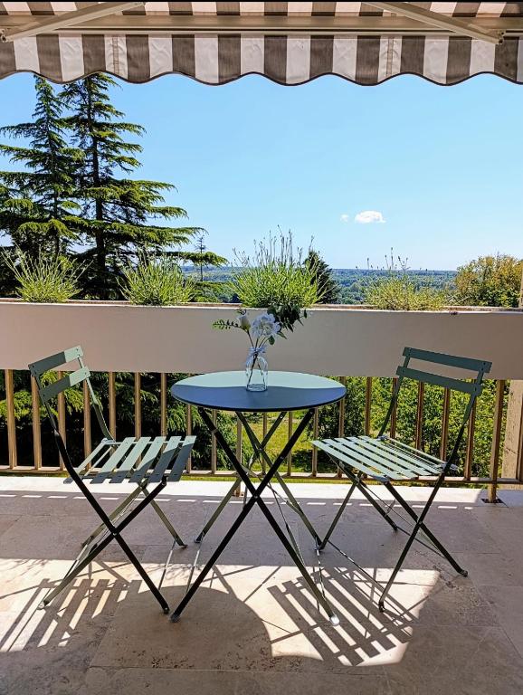 Studio avec Balcon et vue - Proche ZOO DE BEAUVAL - B&B Montrichard