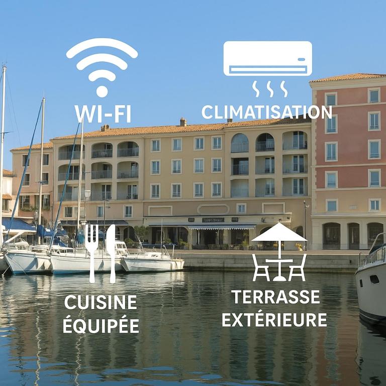 Appartement Les Terrasses du Port - B&B Port-de-Bouc