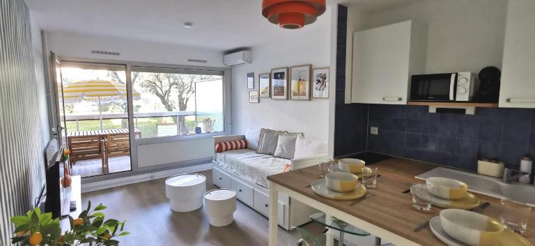 Escale en Méditerranée, swimmingpool, terrace,AC - B&B Antibes