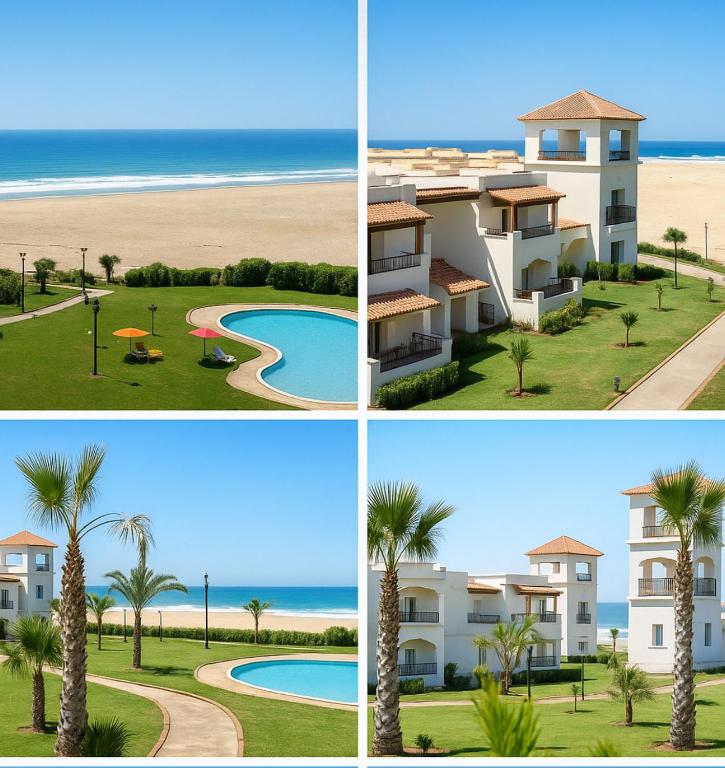 Résidence Beralmar direct plage piscine - B&B Asilah