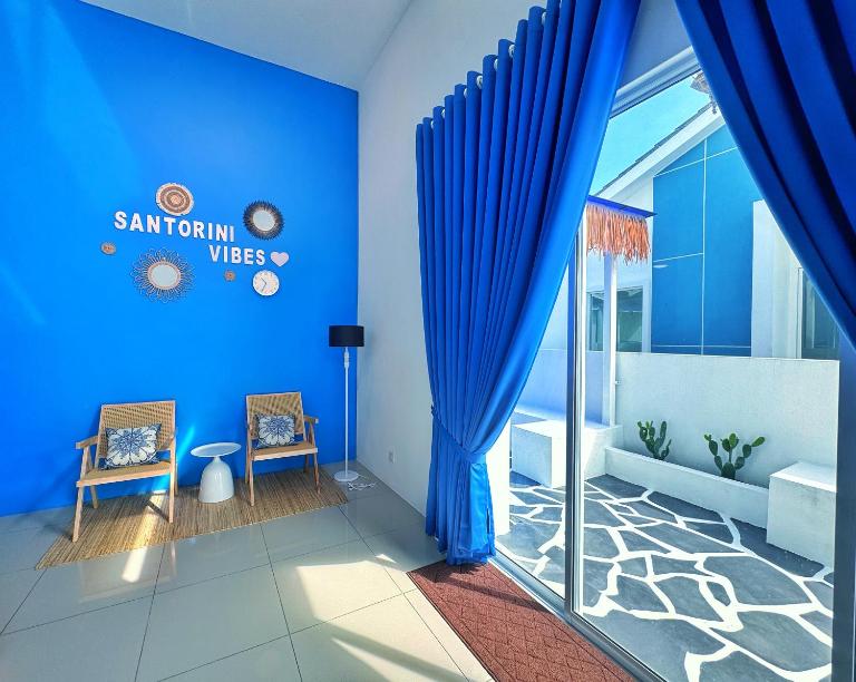 Santorini Vibes Penang - Tasek Gelugor - Ferienwohnung Kampung Selamat