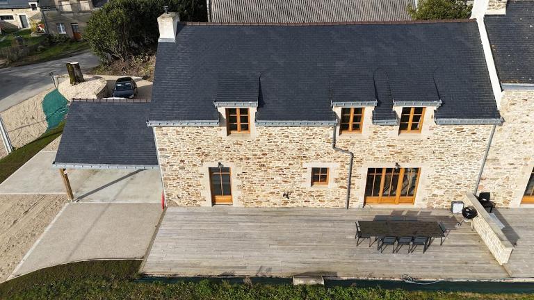 Grand gîte 8 personnes, calme, proche mer - B&B Landévant