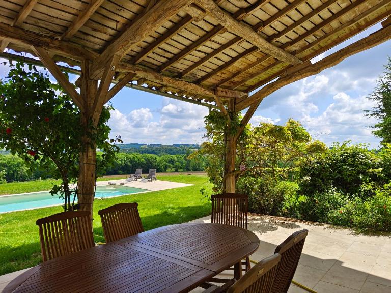 Gite Le Solquirit - avec piscine et vue imprenable - B&B Condom