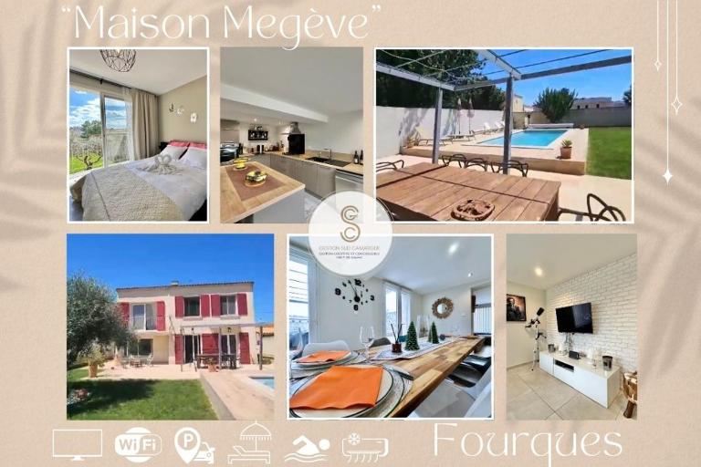 Maison Megève Fourques Arles - Chambres d'hôtes Fourques